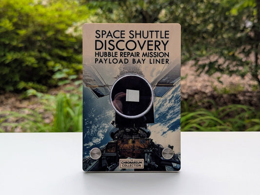 Space Shuttle Discovery Payload Bay Liner in Wood Display