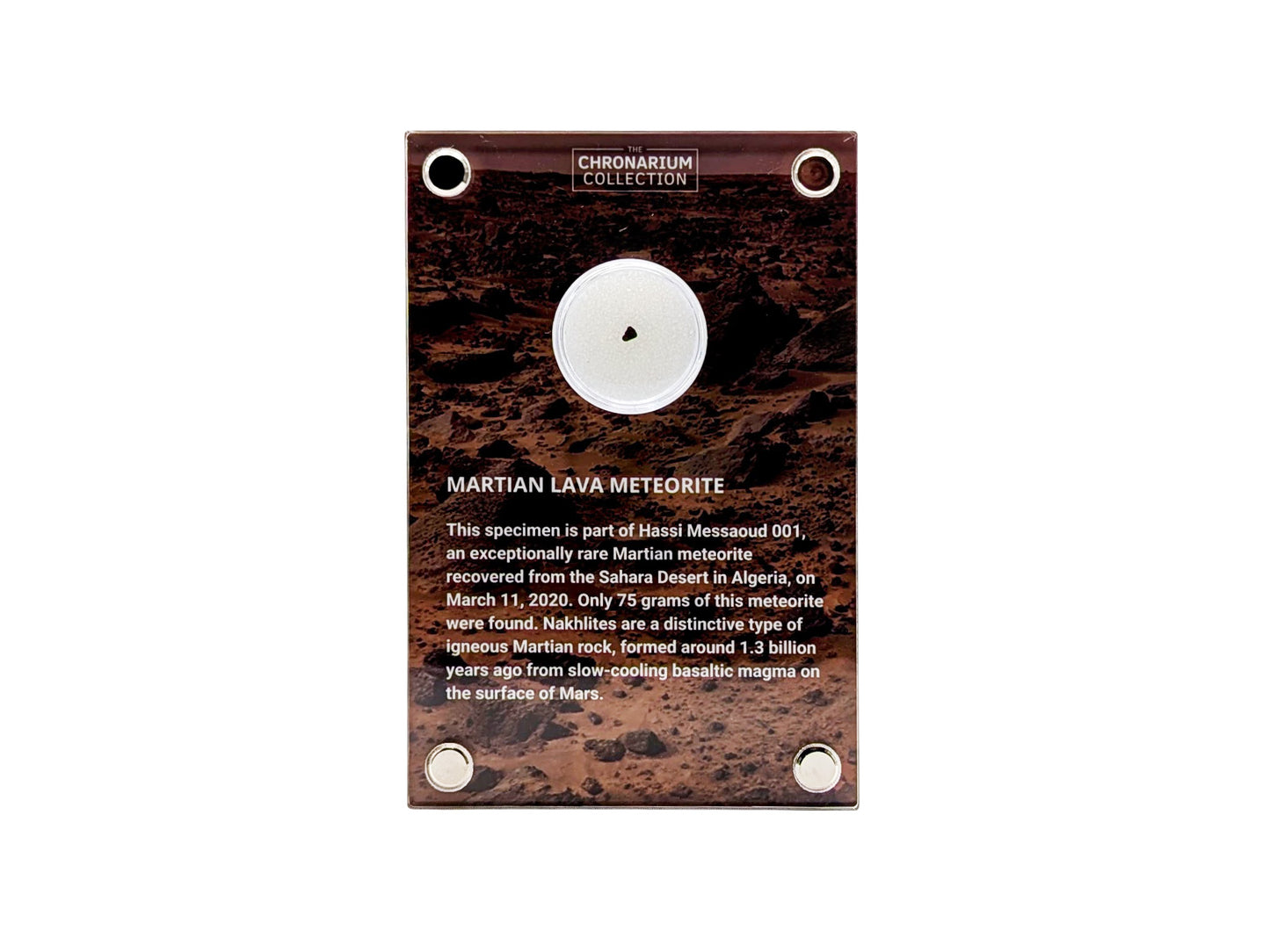 Martian Lava Meteorite