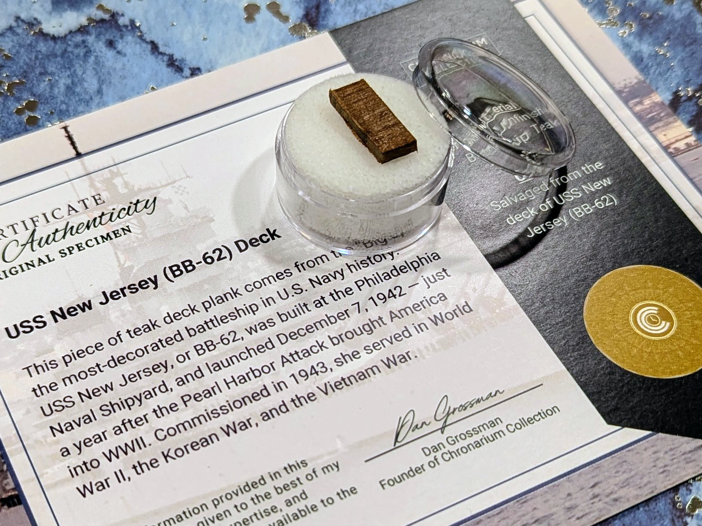 Battleship New Jersey (BB-62) Deck